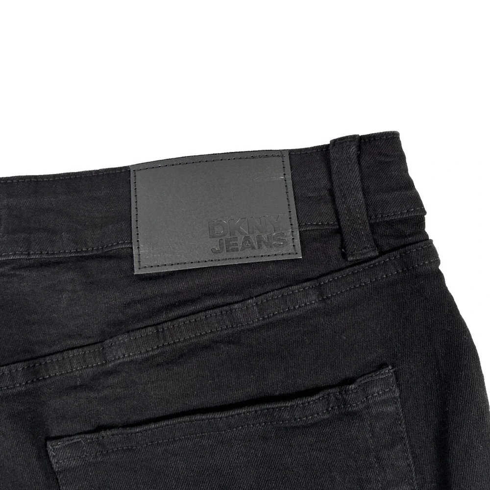 New Mens DKNY Jeans Bedford Slim Black Denim Size 34x29 NWT $79